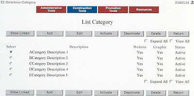 EZ-Directory List Categories